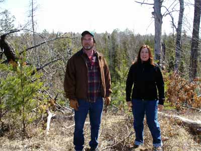 hiking at mason tract